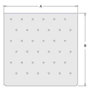 Clear with holes