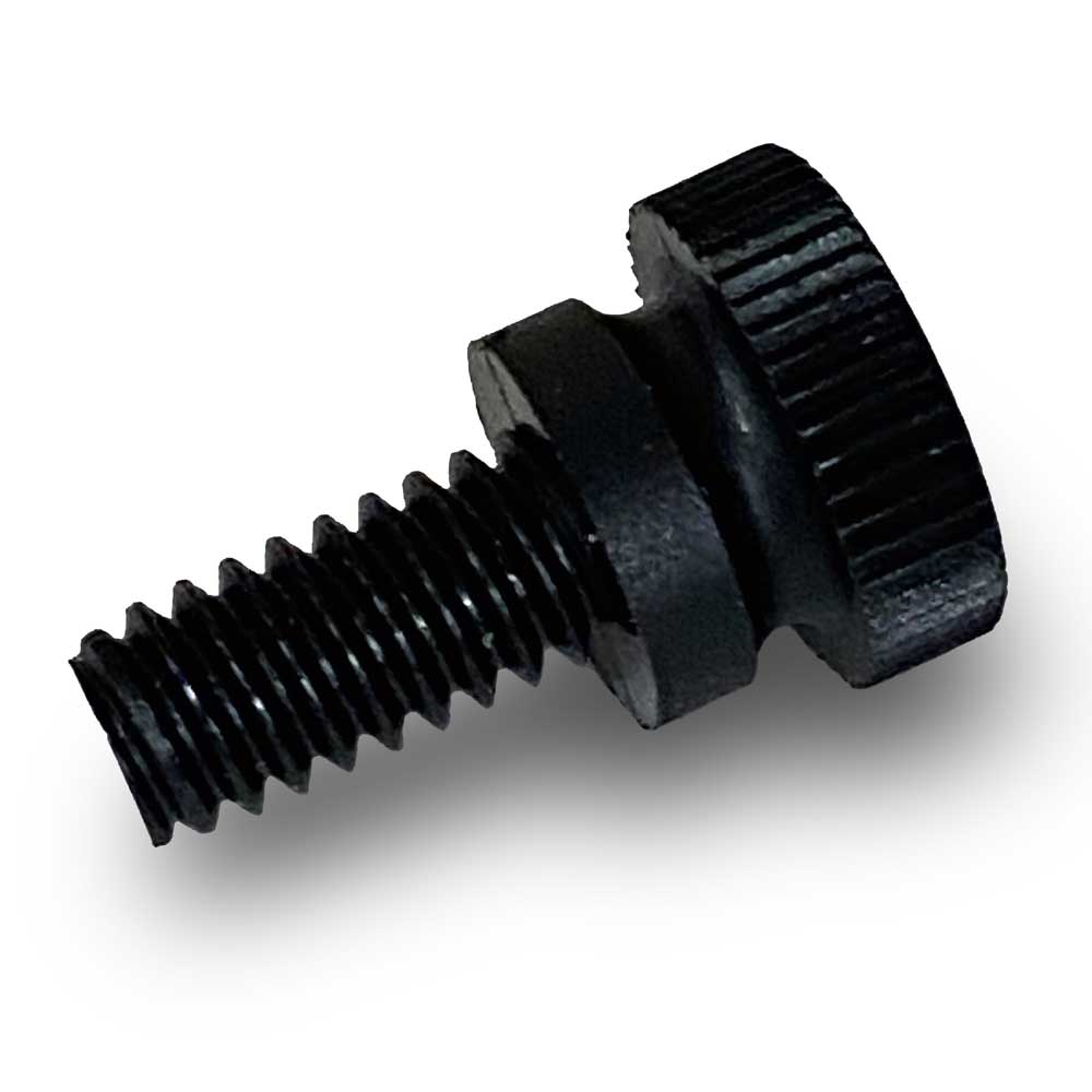 1/2" x 1/4"-20 Black Nylon Thumbscrews (5 Pack)